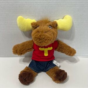 VINTAGE Tommy Moose plush moose stuffed animal toy doll